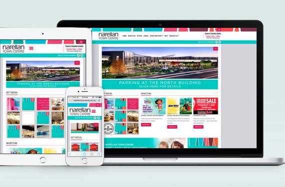 Narellan Town Centre Responsive Website